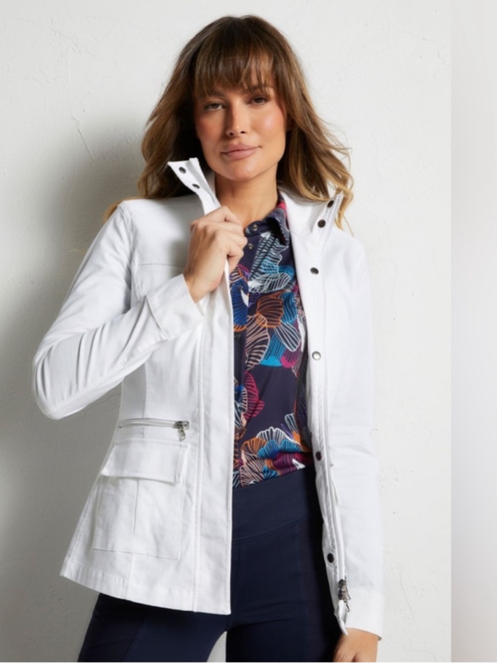 Anatomie Kenya Safari Jacket White Size Medium